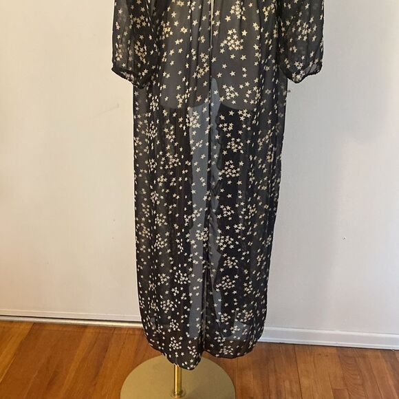 Sorella Couture Black Starprint Swim Cover One Size - Picture 10 of 13